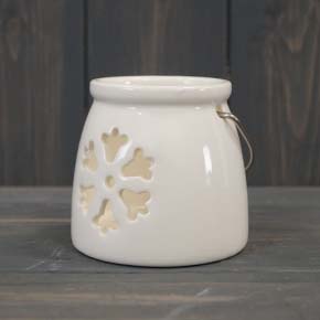 White Porcelain Tealight Holder detail page
